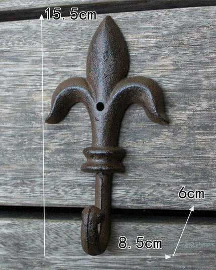 Vintage Royalty Cast Iron Crown Coat Hook - Timeless Home Accent