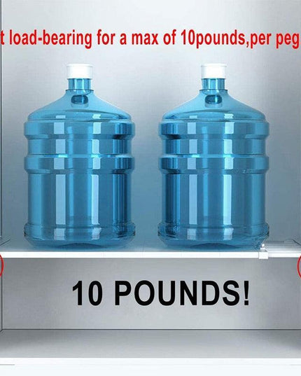 Effortless Shelf Organization Pegs for a Tidy Home