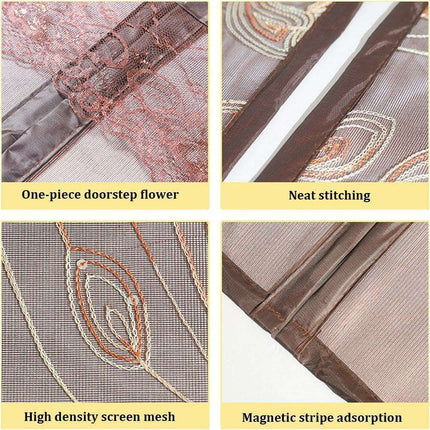 Magnetic Insect Defense Mesh Door for Ultimate Home Comfort