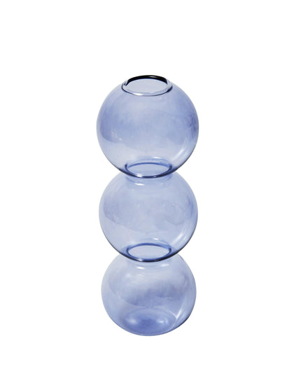 Handcrafted Nordic Bubble Glass Vase: Elegant Floral Display for Modern Homes