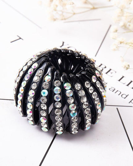 Chic Crystal Nest Hair Claw for Effortless Style