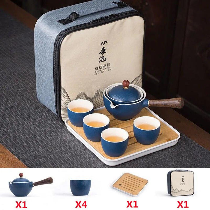Exquisite Handmade Stone Grinding Tea Set: Elevate Your Chinese Tea Experience