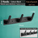 Stylish Aluminum Hook Set: Rust-Resistant Storage Solution