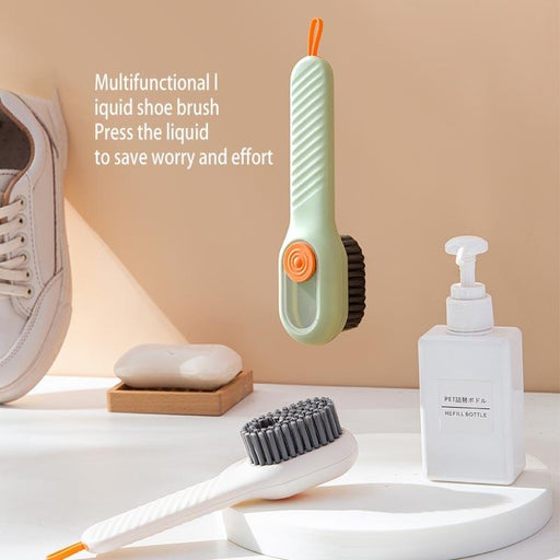Automatic Soap Dispensing Shoe and Clothes Brush Kit