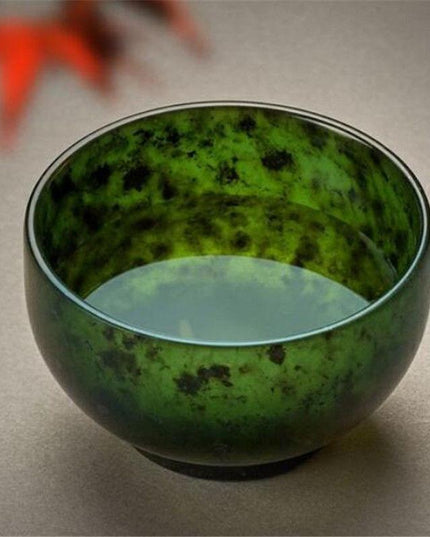Luxurious Hand-Carved Jade Tea Service for Traditional Gongfu Ceremonies and Wellness Rituals