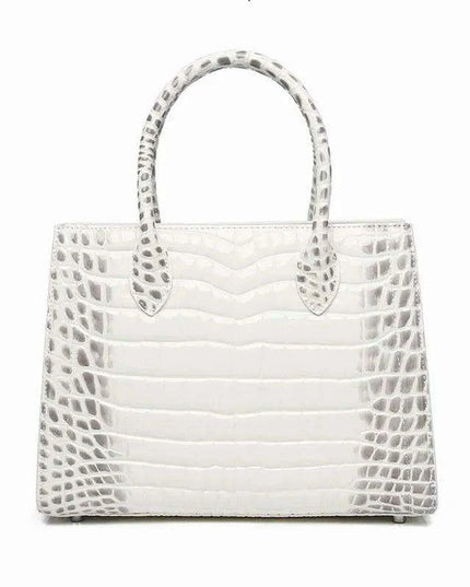 Exquisite Crocodile Leather Tote - A Statement of Sophistication