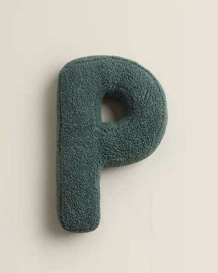 Delightful English Letters Plush Pillow - Cozy Home Accent