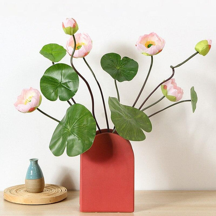 Silk Mini Lotus Flowers - Exquisite Artificial Blooms for Elegant Decor