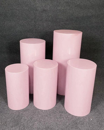 Elegant Iron Art Cylinder Centerpiece Set for Weddings and Special Events