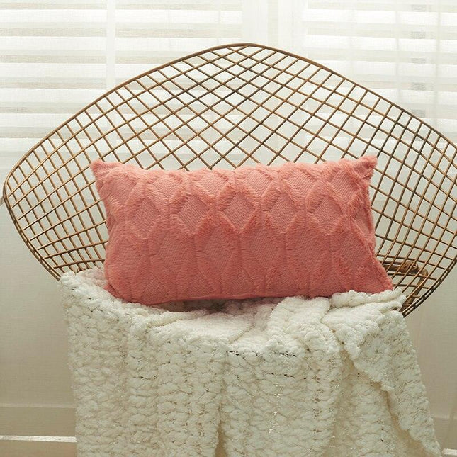 Elegant Reversible Nordic Stripe Velvet Pillow Covers for Sophisticated Home Styling