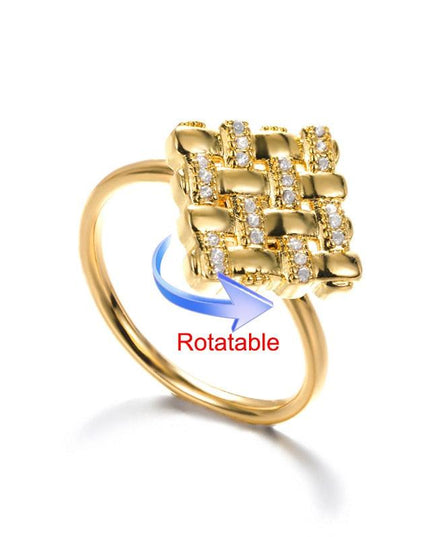 Elegant Four-Leaf Clover Stainless Steel Rings - A Touch of Luck and Style