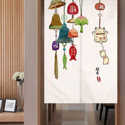 Elegant Japanese Noren Curtain: Premium Polyester Door Decor for a Stylish Upgrade