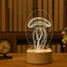 Enchanting 3D LED Night Light with USB - Perfect for Romantic Ambiance