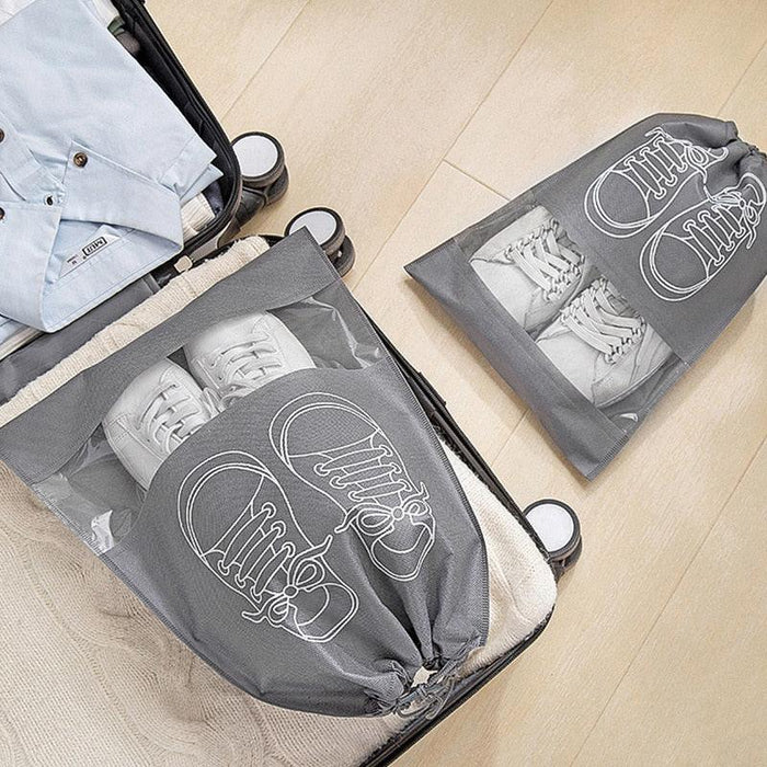 10-Pack/5-Pack Waterproof Shoe Storage Bags - Premium Organizer Set