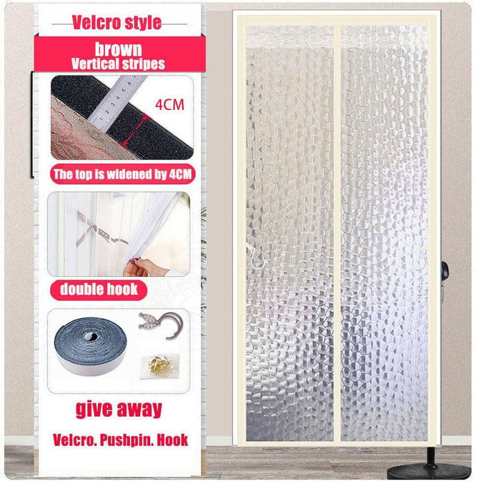 Keep Your Home Fresh and Insect-Free with our Anti-Cold Heat Insulation Magnetic Screen Door Curtain