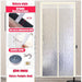 Bug-Free Comfort! Premium Screen Magnetic Insulation Door Curtain