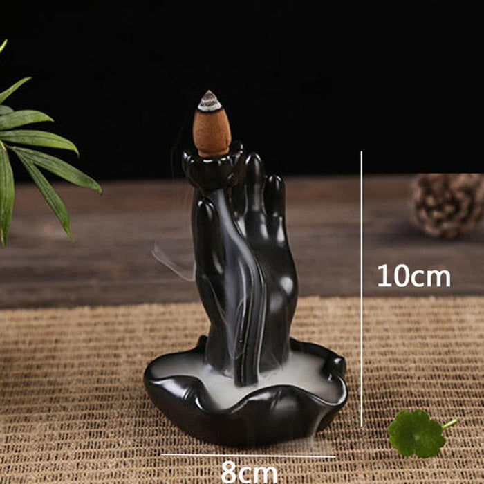 Dragon's Breath Waterfall Backflow Incense Burner for Serene Spaces
