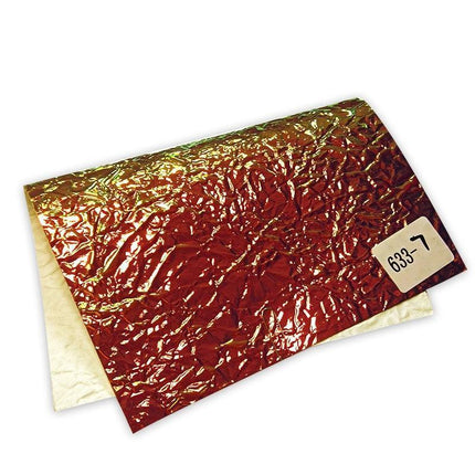 Radiant Crumpled Holographic PU Faux Leather for Creative Creations