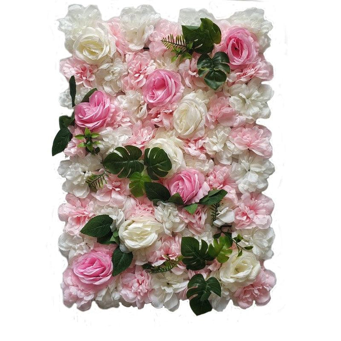 Premium Artificial Rose Flower Wall Decor - Eco-Friendly Home Accent with Easy Installation
