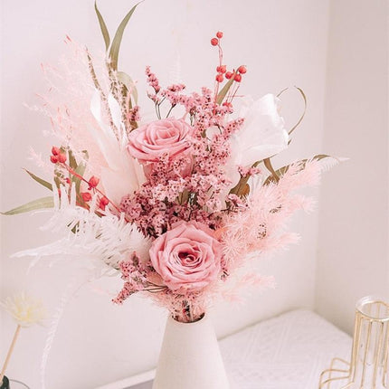 Timeless Elegance Dried Floral Bouquet: A Lasting Embrace of Nature