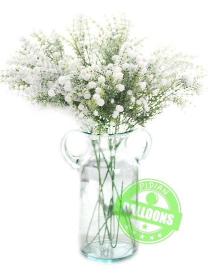 Timeless White Dried Babysbreath Stems - Perfect for Elegant Weddings and Crafting