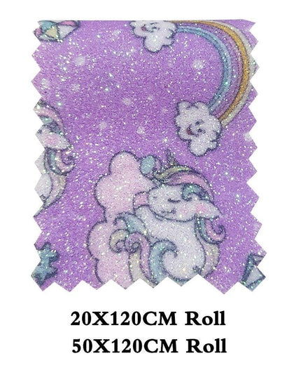 Enchanting Unicorn Sparkle Fabric Roll: Transform Your DIY Crafts and Home Decor
