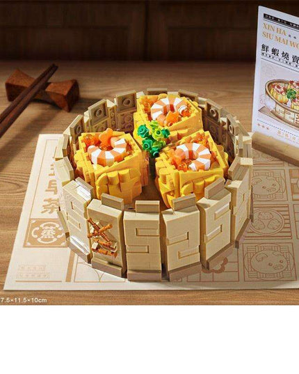 Cantonese Dim Sum Delight Mini Building Blocks Set - Elite Culinary Experience