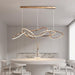 Elegant Vintage Pendant Ceiling Lamp with Remote Control and Color Changing Features.