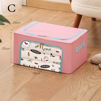 22L Waterproof Storage Organizer for Clothes & Quilts - Sturdy Oxford Fabric