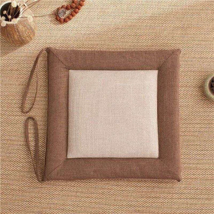 Premium Japanese Linen Comfort Cushion - Elevate Your Seating Experience