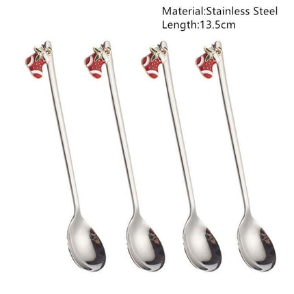 Joyful Holiday Spoon Set for Festive Dining
