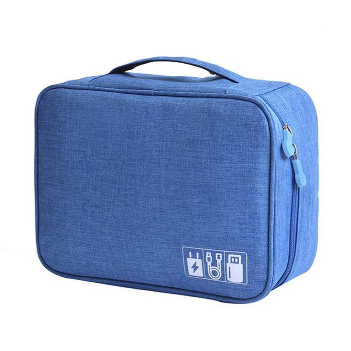 Electronic Accessories Organizer: Waterproof Storage Bag for Travel with Various Sizes