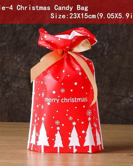 Santa's Festive Treats Gift Bag Set - 5-Piece Collection