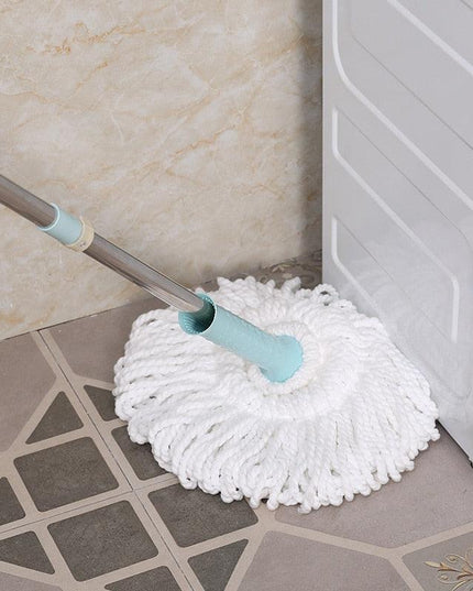 Telescopic Cotton Thread Mop Set with Adjustable Stainless Steel Handle