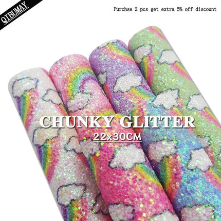 Shimmering DIY Fabric Bundle: Perfect for Hair Bows and Creative Crafts