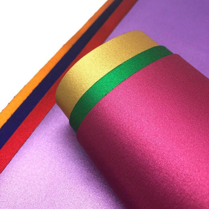 Shimmering Metallic Faux Leather Crafting Deluxe Set - Premium Essentials..