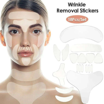 Silicone Anti-Wrinkle Facial Patches - Complete Rejuvenation System