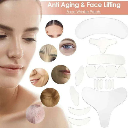 Silicone Anti-Wrinkle Facial Patches - Complete Rejuvenation System - Très Elite