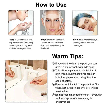 Silicone Anti-Wrinkle Patch Set for Ultimate Youthful Skin Revitalization - Très Elite