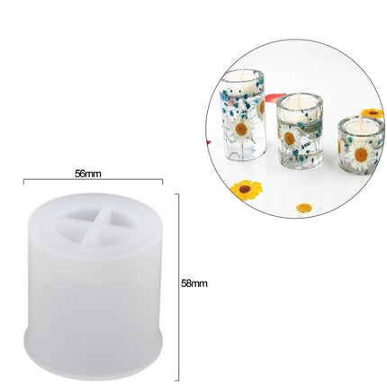 Silicone Mold Kit for Creative Candle Jars and Flower Planters