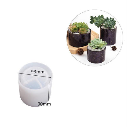 Silicone Mold Kit for Creative Candle Jars and Flower Planters