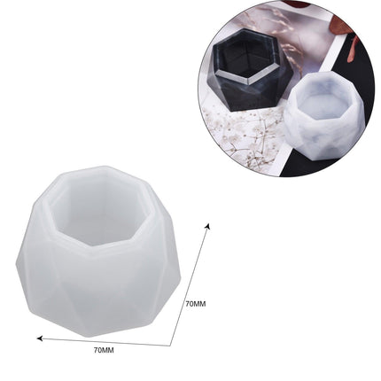 Silicone Mold Kit for Creative Candle Jars and Flower Planters