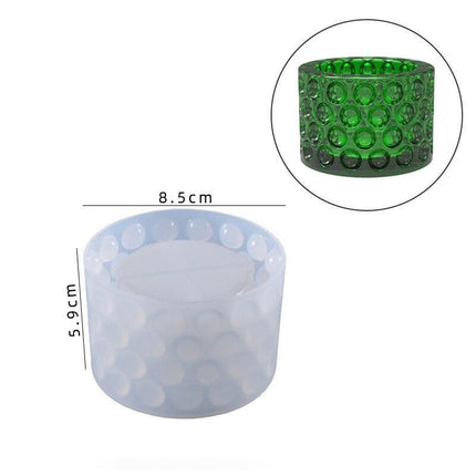 Silicone Mold Kit for Creative Candle Jars and Flower Planters