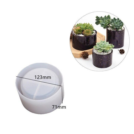 Silicone Mold Kit for Creative Candle Jars and Flower Planters