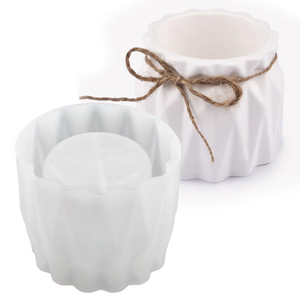 Silicone Mold Kit for Creative Candle Jars and Flower Planters