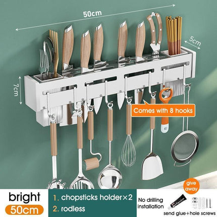 Sleek Customizable Aluminum Kitchen Organizer for Effortless Elegance - Très Elite