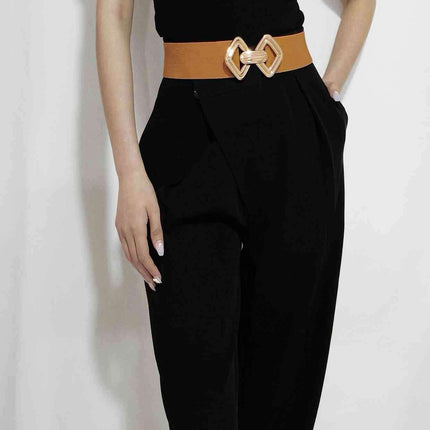 Sleek Elastic Geometric Belt Collection - Perfect for Any Occasion - Très Elite