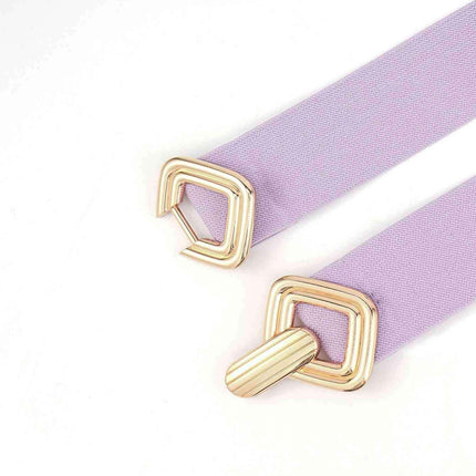 Sleek Elastic Geometric Belt Collection - Perfect for Any Occasion - Très Elite