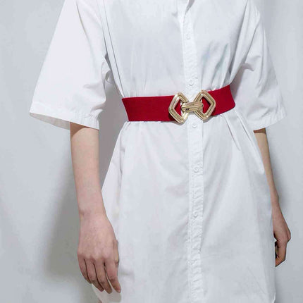 Sleek Elastic Geometric Belt Collection - Perfect for Any Occasion - Très Elite