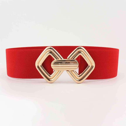 Sleek Elastic Geometric Belt Collection - Perfect for Any Occasion